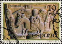 Espagne Poste Obl Yv:2197 Mi:2443 Navidad 1979 La Huida A Egipto Huesca (Beau Cachet Rond) - Kerstmis