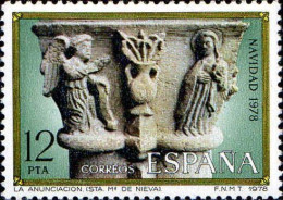 Espagne Poste N** Yv:2138 Mi:2384 Navidad La Anunciacion (Sta M.de Nieva) Ed:2492 - Kerstmis