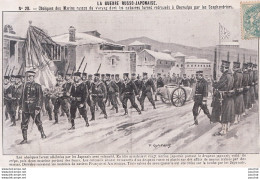 LA GUERRE RUSSO - OBSEQUES MARINS RUSSES DU VARYAG - CHEMULPO PAR LES SCAPHANDRIERS  -  ( 2 SCANS ) - Andere Kriege