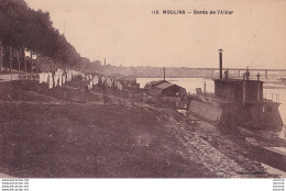 A19-03) MOULINS - BORDS DE L ' ALLIER - PENICHES HABITEES  - ( 2 SCANS ) - Moulins