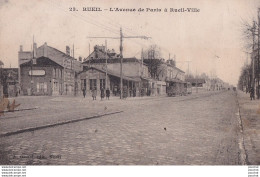 A21-92) RUEIL - L ' AVENUE DE PARIS A RUEIL - VILLE - TRAMWAY - ( 2 SCANS ) - Rueil Malmaison