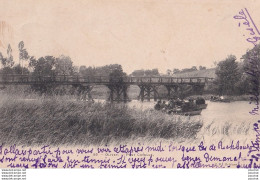 A23-45) OLIVET - PONT COTELLE - ANIMATION - CANOTAGE - EN 1903 - ( 2 SCANS ) - Sonstige & Ohne Zuordnung