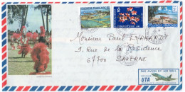 POLYNESIE FRANCAISE  1981  Envoyée à SAVERNE - Storia Postale