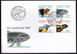 (alm)  SUISSE PRO JUVENTUTE  FDC 1995 - Briefe U. Dokumente