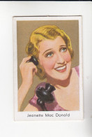 Goldfilmbilder Serie 2 Jeanette Mac Donald     1933 #327 - Andere Merken
