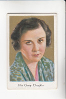 Goldfilmbilder Serie 2 Lita Grey Chaplin   1933 #334 - Andere Merken