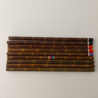 Lot Of 9 Vintage Pencils BOHEMIA WORKS L&C HARDTMUTH Scala Czechoslovakia #5837 - Lapiceros