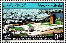 Maroc Poste N** Yv: 622/624 Mausolée Mohammed V à Rabat - Monuments