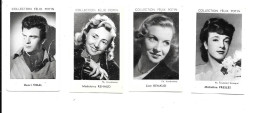 DA82 - VIGNETTES FELIX POTIN ALBUM 1954 - MICHELINE PRESLES - LINE RENAUD - MADELEINE RENAUD - HENRI VIDAL - Félix Potin