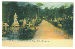Ch 60 - 21635 HONG-KONG, Chatolic Cemetery, China - Old Postcard - Unused - China