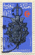 Maroc Poste Obl Yv: 506/507 Croissant-Rouge Marocain (Beau Cachet Rond) - Andere & Zonder Classificatie
