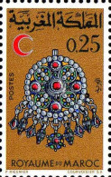 Maroc Poste N** Yv: 557/558 Croissant-Rouge Marocain Borcke D'oreille & Bracelet - Andere & Zonder Classificatie