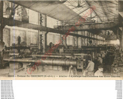 71.  Usines Du CREUSOT . Atelier D'Ajustage Des Culasses Des Gros Canons . - Le Creusot
