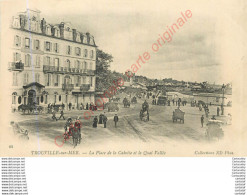14.  TROUVILLE Sur MER .  La Place De La Cahotte Et Le Quai Vallée . - Trouville