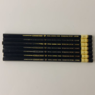 Lot Of 7 Vintage Pencils BOHEMIA WORKS TOISON D'OR 1900 H Czechoslovakia #5838 - Lapiceros