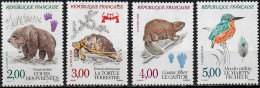 1991 Série "Nature De France" YT 2721-4 / Sc 2261-4 / Mi 2853-6 Neuf Sans Charniere / MNH / Postfrisch - Ungebraucht