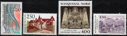 1991 Série Touristique YT 2704-7 / Sc 2250-3 / Mi 2832;2842-4 Neuf Sans Charniere / MNH / Postfrisch - Ungebraucht
