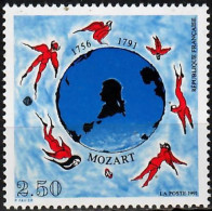 1991 Mozart YT 2695 / Sc 2248 / Mi 2828 Neuf Sans Charniere / MNH / Postfrisch - Ungebraucht