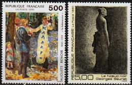 1991 Série Artististique YT 2692-3 / Sc 2242;2244 / Mi 2818;2829 Neuf Sans Charniere / MNH / Postfrisch - Ungebraucht