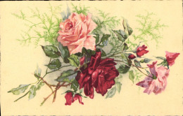 CPA Fantaisie Fleurs - Sonstige & Ohne Zuordnung