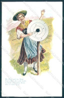 Artist Signed Sfaehle ? Lady Tyroler Custom Andelfinger 3251 Postcard TW2244 - Sonstige & Ohne Zuordnung