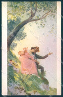 Artist Signed H.P. Jamet Lady Romantic Couple Serie 2022 CORNER CREASE Pc TW2225 - Sonstige & Ohne Zuordnung