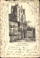 CPA Lyon Ancien Cathedrale Saint Jean - Lyon 1
