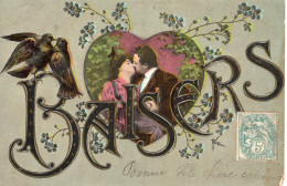 Baisers - Carte Precurseur CPA - Greetings From...
