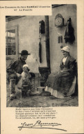 CPA Folklore Les Chansons De Jean Rameau Illustrees La Famille - Kostums