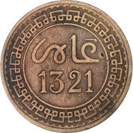 Maroc, 'Abd Al-Aziz, 1903, Paris, TTB, Bronze, KM:16.3 - Maroc