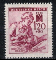 Boheme Et Moravie 1942 Mi 112 (Yv 100), (MNH)** Varieté Position 17/1 - Other & Unclassified