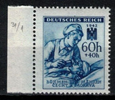 Boheme Et Moravie 1942 Mi 111 (Yv 99), (MNH)** Varieté Position 31/1 - Other & Unclassified