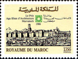 Maroc Poste N** Yv:1015 Mi:1102 Le Prix Aga Khan D'architecture Marrakech - Other & Unclassified