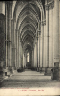 CPA Reims Cathedrale Bas Cote - Reims