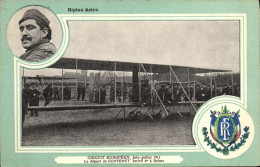 CPA Avion Aviation Biplan Astra Circuit Europeen Juin Juillet 1911 Le Depart De Contenet Arrivee 6eme A Reims - ....-1914: Vorläufer
