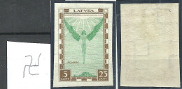LETTLAND Latvia 1932 Michel 210 B With Inverted WM * - Lettland