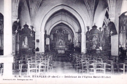 62 - Pas De Calais - ETAPLES - Interieur De L'eglise Saint Michel - Etaples