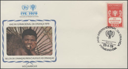 Mosambik / Mozambique: IYC-Logo, Marke Auf Schmuck-FDC - Andere & Zonder Classificatie