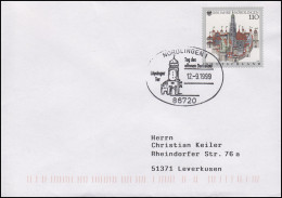 1965 Nördlingen Stadtansicht, Bf SSt Nördlingen Denkmal Löpsinger Tor 12.9.1999 - Other & Unclassified