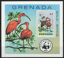 1978 Grenada, Uccelli, Protezione WWF Yvert Foglietto # 68 - MNH** - Autres & Non Classés