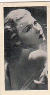 MARY CARLISLE - FAMOUS FILM STARS 1938  -  - R & J HILL CARD  -  3X7CMS - - Zigarettenmarken