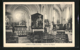 CPA Jambville, Intérieur De L`Église - Sonstige & Ohne Zuordnung