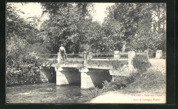 CPA Villez, Pont Sur L`Epte - Sonstige & Ohne Zuordnung