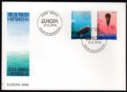 (alm)  SUISSE EUROPA CEPT FDC 1994 - FDC