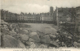 CPA La Grande Guerre Arras Un Quartier De La Petite Place - Arras