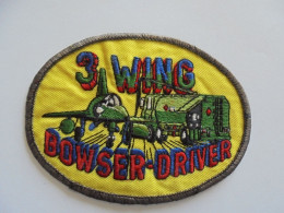 3 ème Wing Tac Bierset BOWSER DRIVER Ravitaillement Mirage Belgian Air Force ECUSSON PATCH BADGE Armée Avion Aviation - Patches