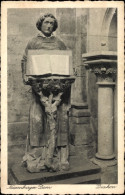 CPA Naumburg Saale, Diakon Steinfigur Im Dom - Sonstige & Ohne Zuordnung