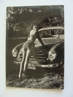 SUL RETRO INCOLLATO RITAGLIO DI RIVISTABIKINI COSTUME DA BAGNO    DONNA SEXI FEMME  Woman - Girl - PIN UP  NON VIAGGIATA - Pin-Ups