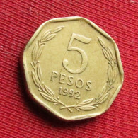 Chile 5 Pesos 1992 Chili  W ºº - Cile