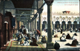 CPA Cairo Kairo Ägypten, Cour De La Mosquee El Azhar - Sonstige & Ohne Zuordnung